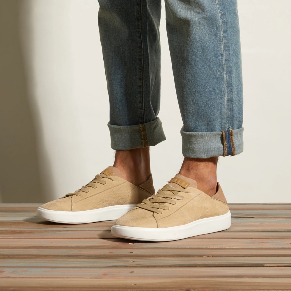 NWT Reef Swellsole Terramar Leather Sneakers Tan